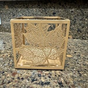 Yankee Candle Fall Autumn Lacy Leaves‎ Jar Candle Holder